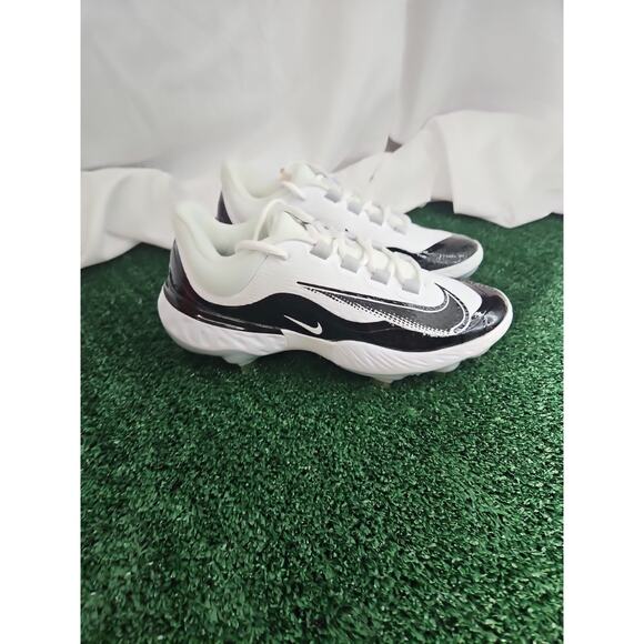NIB Nike Alpha Huarache Elite 4 Low Metal Cleats FD2745-101 Size 7 - Picture 1 of 11